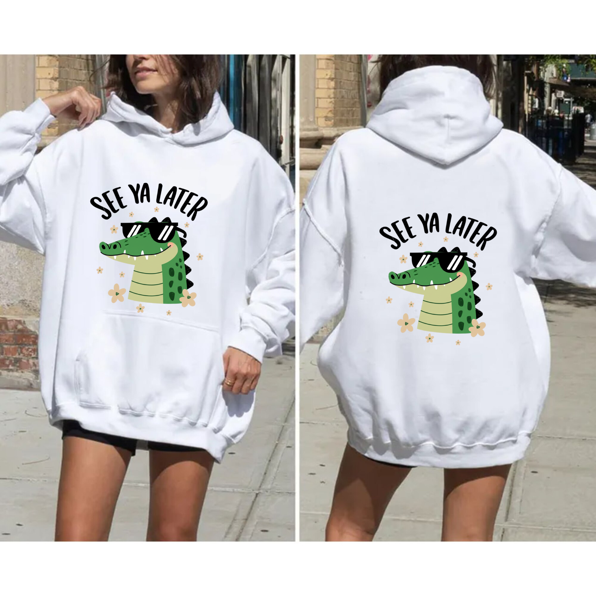 See Ya Later Crocodile Hoodie